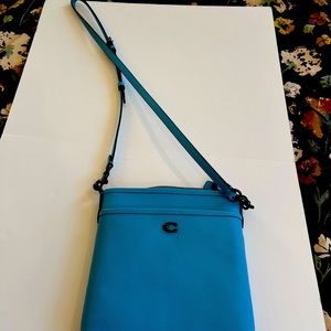 Blue Coach crossbody purse. Perfect condition